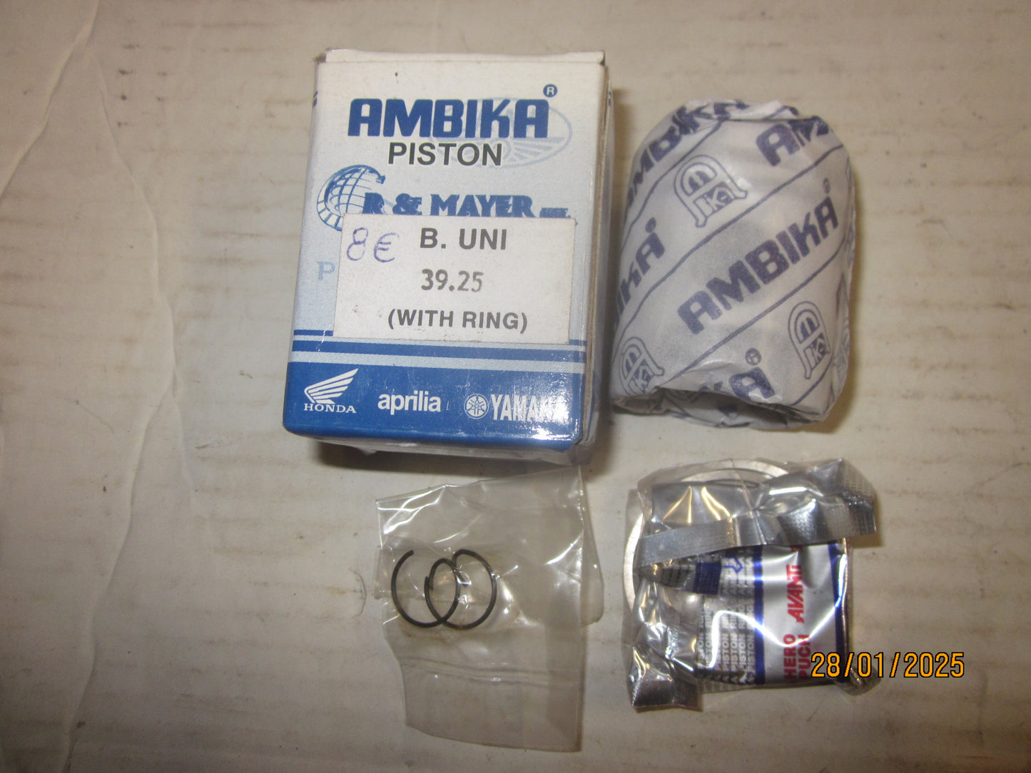 Babetta 210 piestna sada Ambika 39,25 mm P210