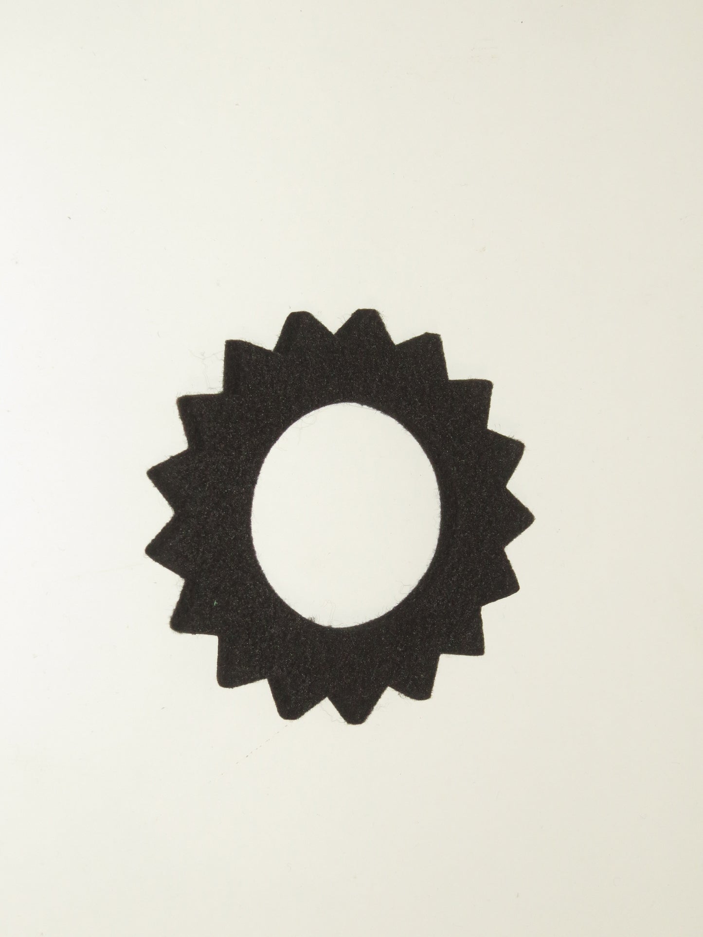 Filc zátky nádrže malý čierny